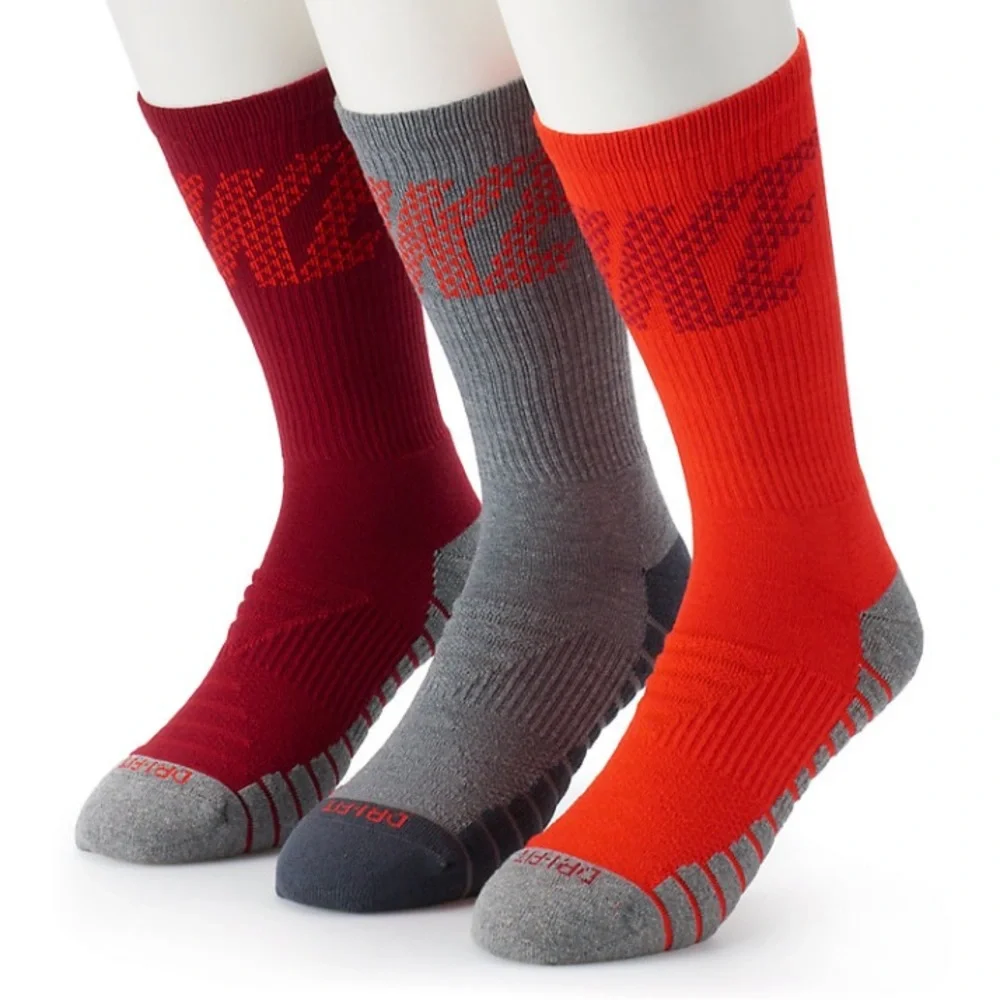 Men's Nike Dri-FIT 3-Pack Crew Socks - Picture 1 of 4